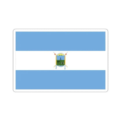 Bandera de Toay La Pampa (Argentina) STICKER Vinyl Kiss-Cut Decal 6 Inch White - The Sticker Space