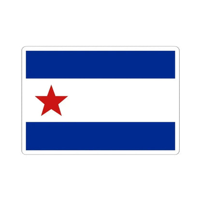 Bandera de Trinidad Cuba (Cuba) STICKER Vinyl Kiss-Cut Decal 6 Inch White - The Sticker Space