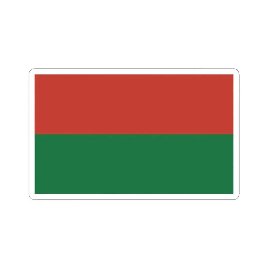 Bandera de Tucurrique Costa Rica (Costa Rica) STICKER Vinyl Kiss-Cut Decal 2 Inch White - The Sticker Space