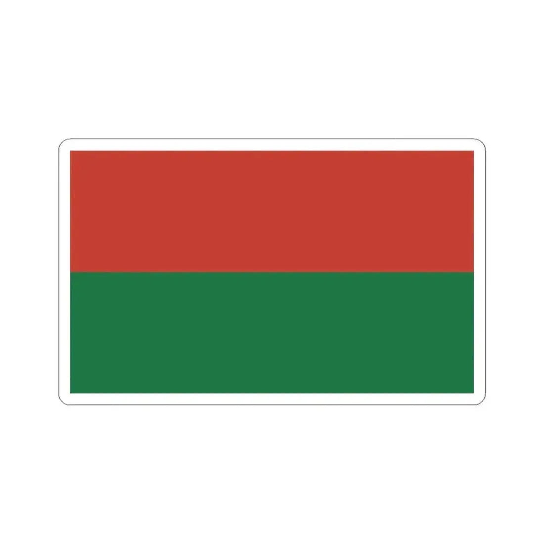 Bandera de Tucurrique Costa Rica (Costa Rica) STICKER Vinyl Kiss-Cut Decal 3 Inch White - The Sticker Space