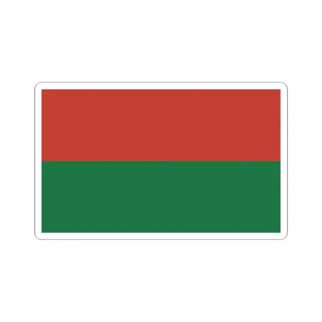 Bandera de Tucurrique Costa Rica (Costa Rica) STICKER Vinyl Kiss-Cut Decal 6 Inch White - The Sticker Space