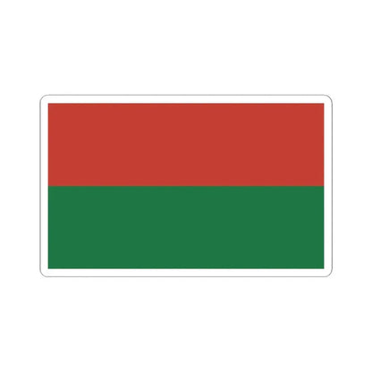 Bandera de Tucurrique Costa Rica (Costa Rica) STICKER Vinyl Kiss-Cut Decal 6 Inch White - The Sticker Space