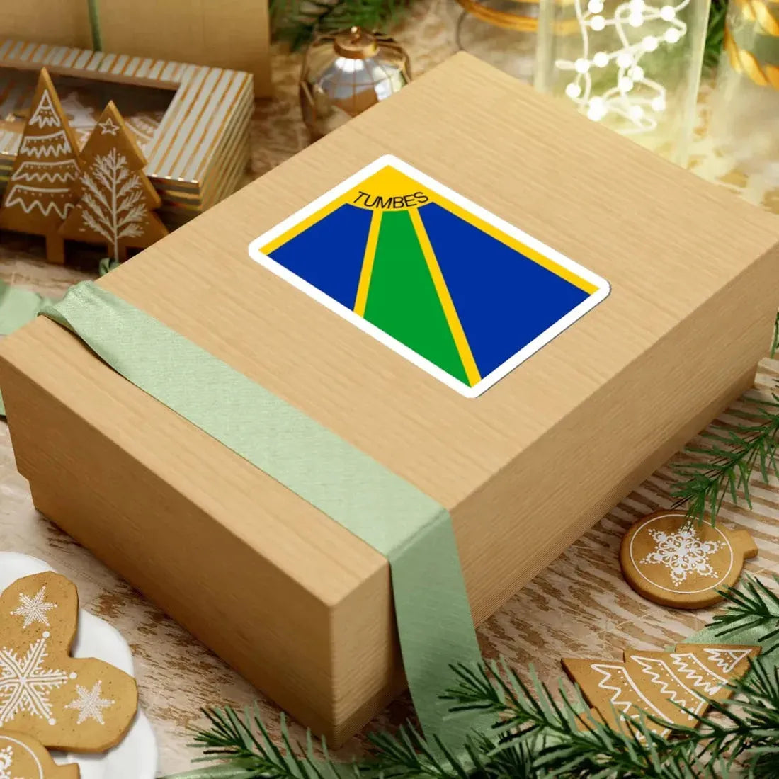 Bandera de Tumbes (Peru) STICKER Vinyl Kiss-Cut Decal - The Sticker Space