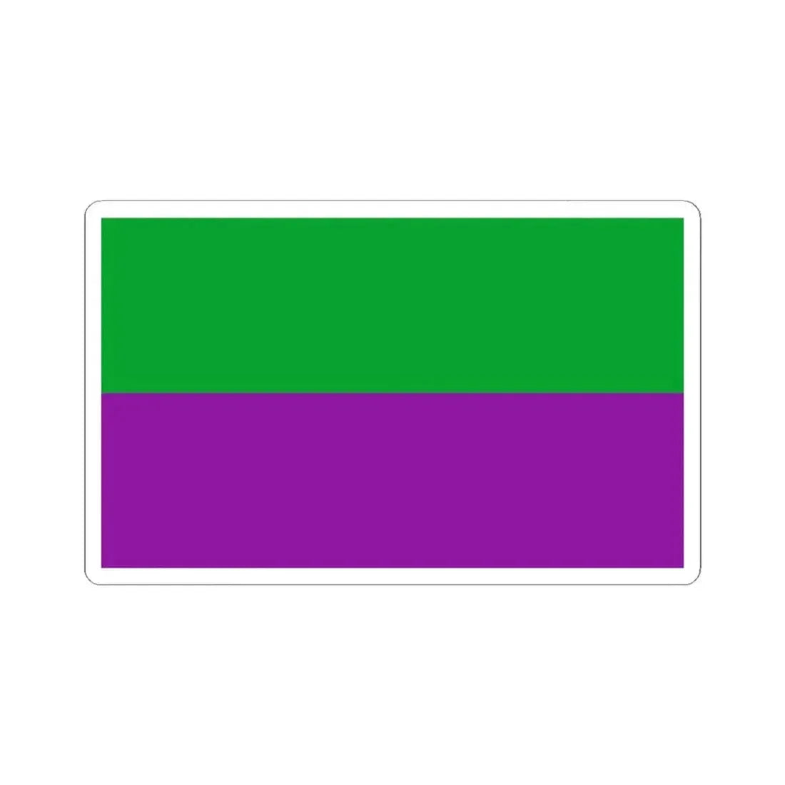 Bandera de Turrialba (Costa Rica) STICKER Vinyl Kiss-Cut Decal 2 Inch White - The Sticker Space