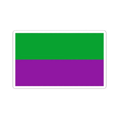 Bandera de Turrialba (Costa Rica) STICKER Vinyl Kiss-Cut Decal 2 Inch White - The Sticker Space