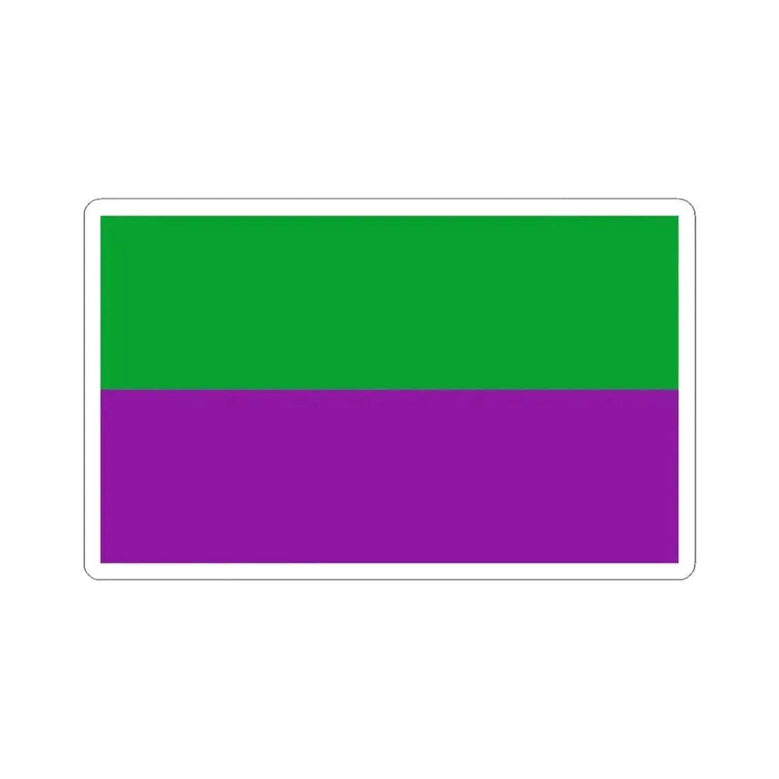 Bandera de Turrialba (Costa Rica) STICKER Vinyl Kiss-Cut Decal 3 Inch White - The Sticker Space