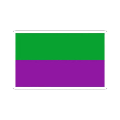 Bandera de Turrialba (Costa Rica) STICKER Vinyl Kiss-Cut Decal 3 Inch White - The Sticker Space