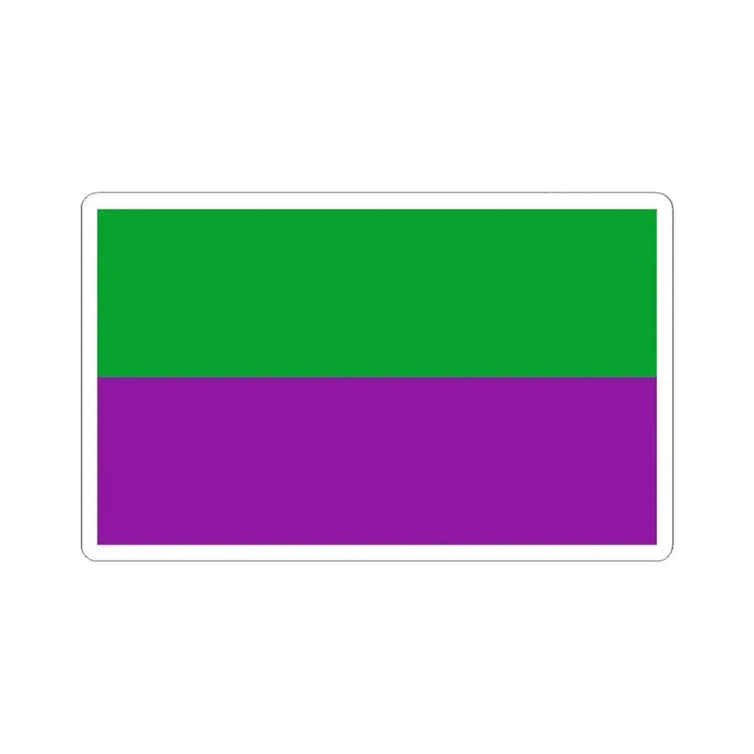 Bandera de Turrialba (Costa Rica) STICKER Vinyl Kiss-Cut Decal 6 Inch White - The Sticker Space