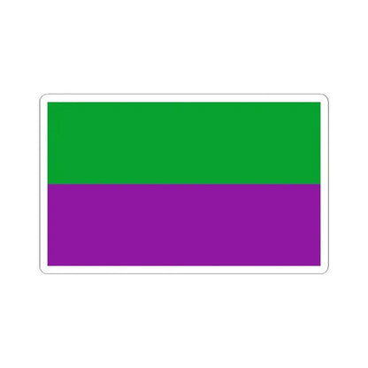 Bandera de Turrialba (Costa Rica) STICKER Vinyl Kiss-Cut Decal 6 Inch White - The Sticker Space