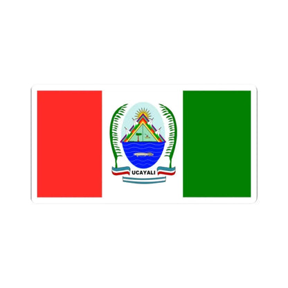 Bandera de Ucayali (Peru) STICKER Vinyl Kiss-Cut Decal 2 Inch White - The Sticker Space