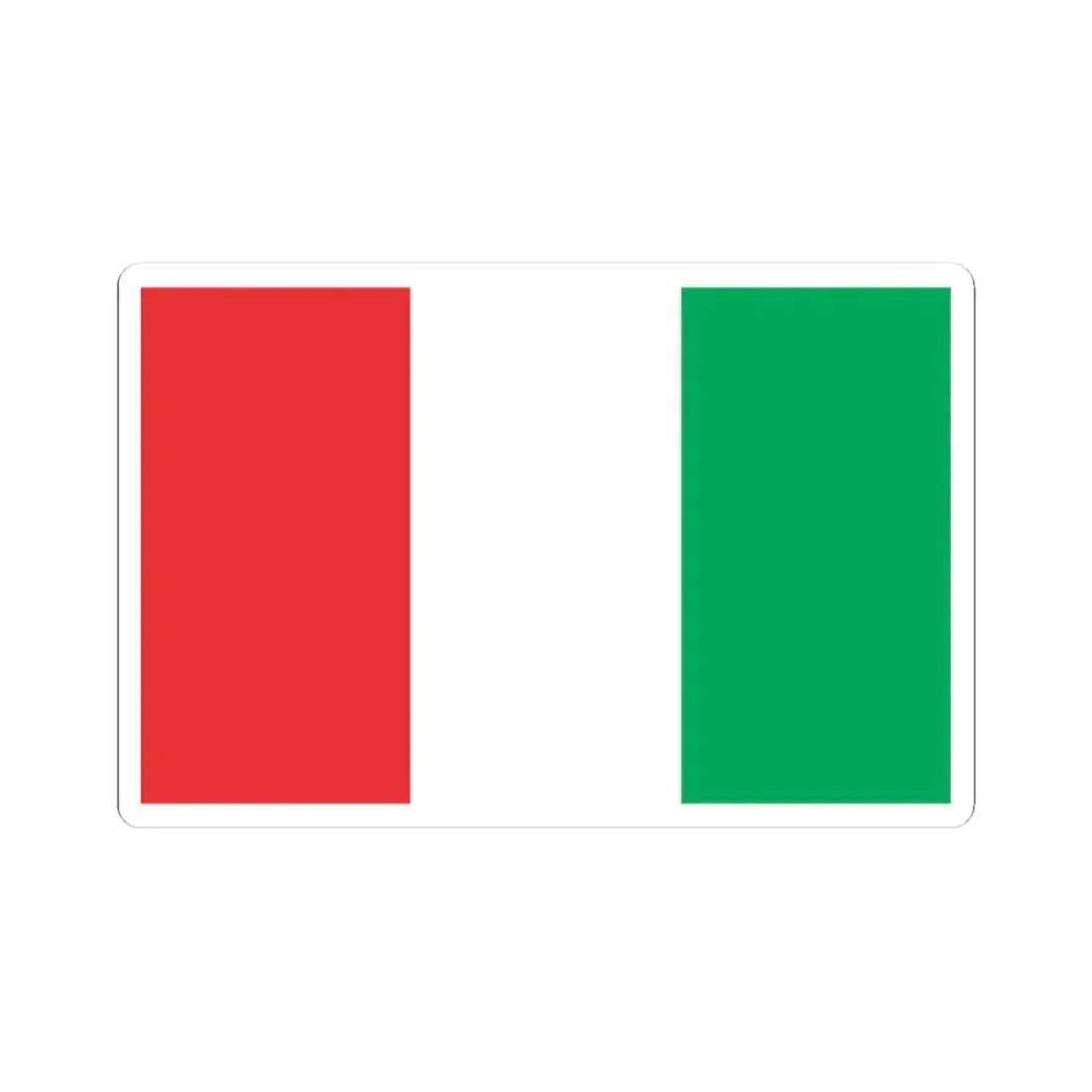 Bandera de Ucayali Uso civil (Peru) STICKER Vinyl Kiss-Cut Decal 3 Inch White - The Sticker Space