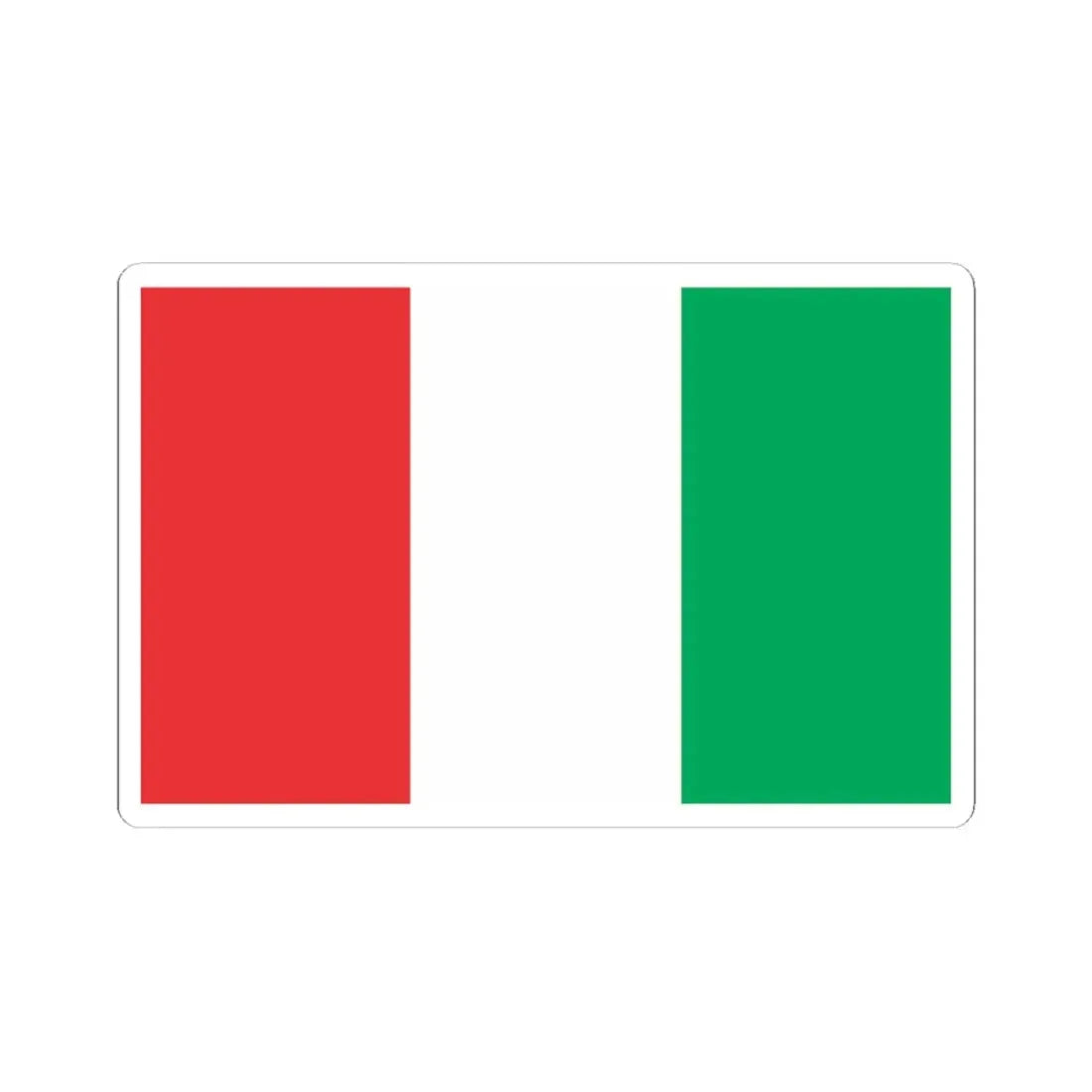 Bandera de Ucayali Uso civil (Peru) STICKER Vinyl Kiss-Cut Decal 4 Inch White - The Sticker Space