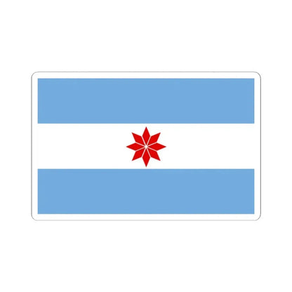 Bandera de Uturuncos (Argentina) STICKER Vinyl Kiss-Cut Decal 2 Inch White - The Sticker Space