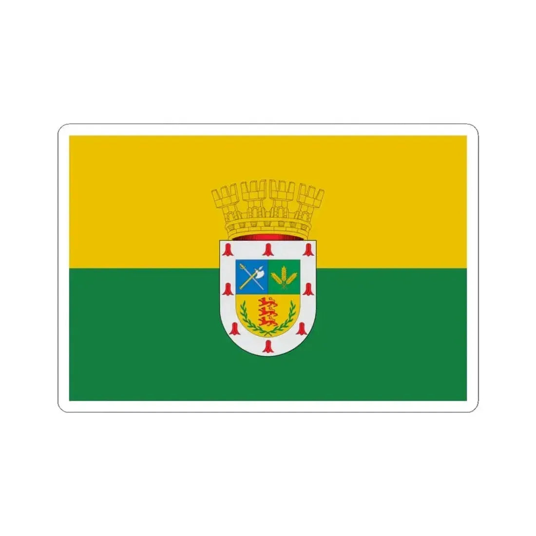 Bandera de Victoria Chile (Chile) STICKER Vinyl Kiss-Cut Decal 3 Inch White - The Sticker Space