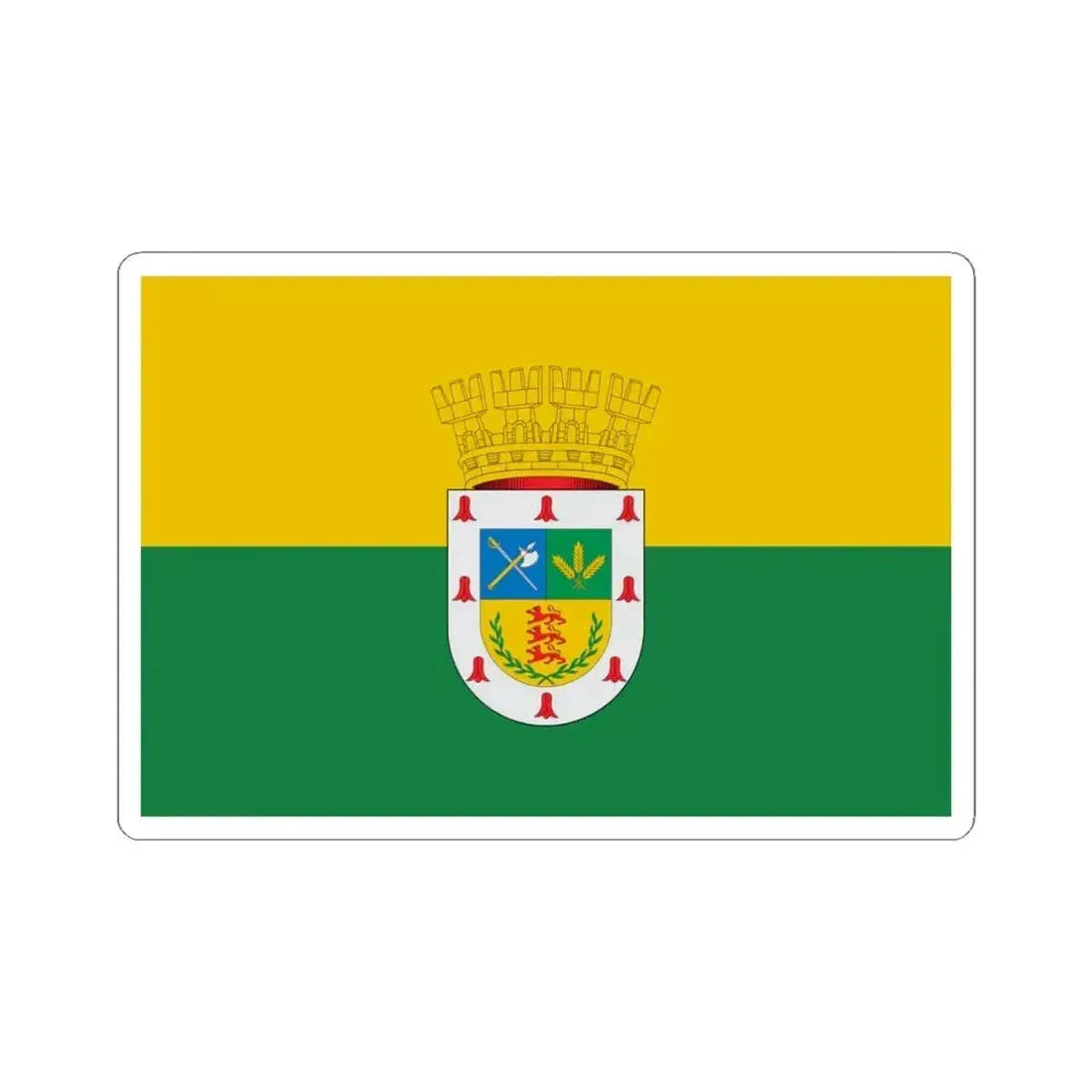 Bandera de Victoria Chile (Chile) STICKER Vinyl Kiss-Cut Decal 4 Inch White - The Sticker Space