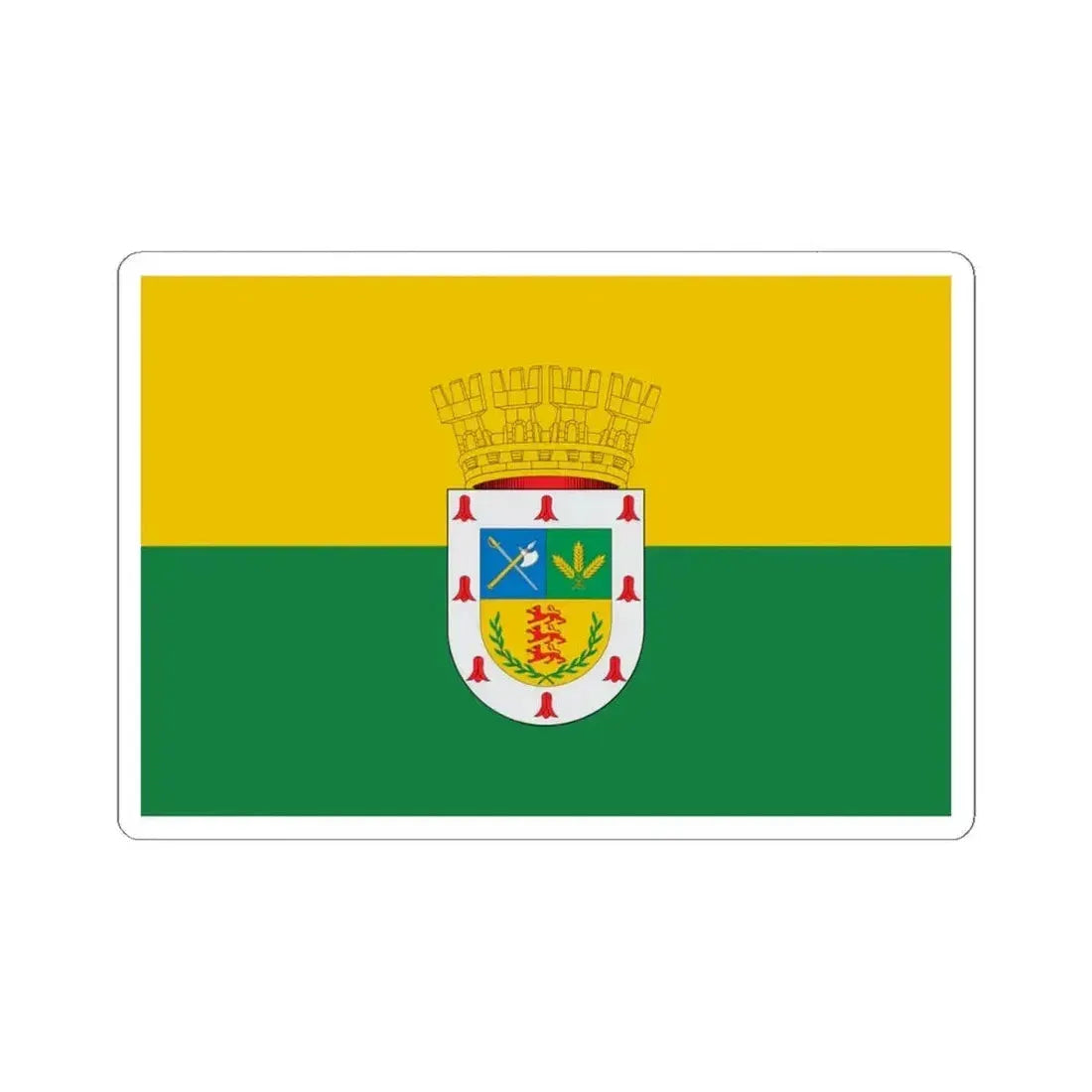 Bandera de Victoria Chile (Chile) STICKER Vinyl Kiss-Cut Decal 6 Inch White - The Sticker Space