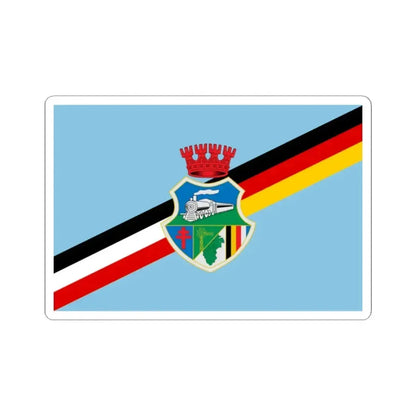 Bandera de Villa Alemana (Chile) STICKER Vinyl Kiss-Cut Decal 2 Inch White - The Sticker Space