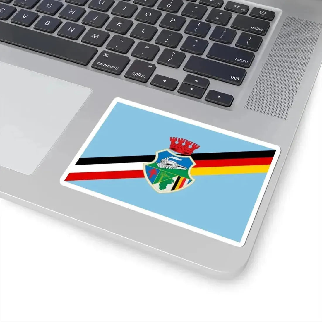 Bandera de Villa Alemana (Chile) STICKER Vinyl Kiss-Cut Decal - The Sticker Space