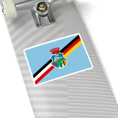 Bandera de Villa Alemana (Chile) STICKER Vinyl Kiss-Cut Decal - The Sticker Space