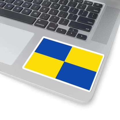 Bandera de Zapallar (Chile) STICKER Vinyl Kiss-Cut Decal - The Sticker Space