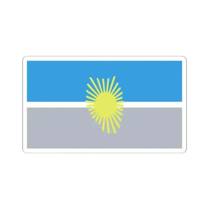 Bandera del Departamento General Alvear (Argentina) STICKER Vinyl Kiss-Cut Decal 2 Inch White - The Sticker Space