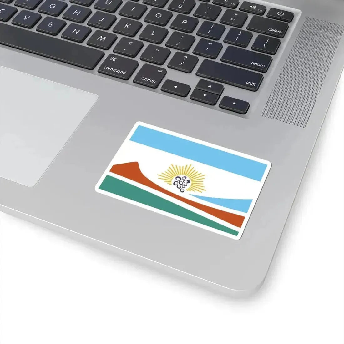 Bandera del Departamento San Rafael (Argentina) STICKER Vinyl Kiss-Cut Decal - The Sticker Space