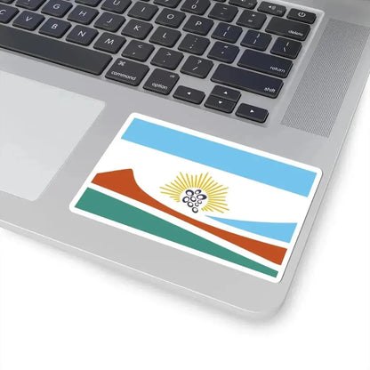Bandera del Departamento San Rafael (Argentina) STICKER Vinyl Kiss-Cut Decal - The Sticker Space