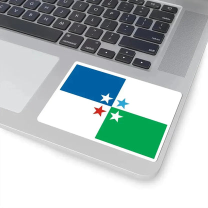 Bandera del Municipio de Avellaneda Santa Fe (Argentina) STICKER Vinyl Kiss-Cut Decal - The Sticker Space