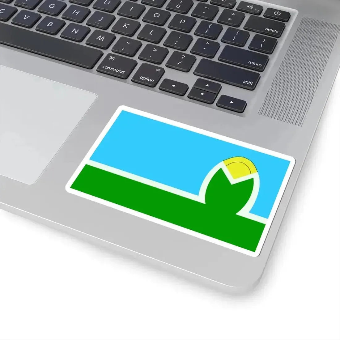 Bandera del Municipio de Malabrigo Santa Fe (Argentina) STICKER Vinyl Kiss-Cut Decal - The Sticker Space