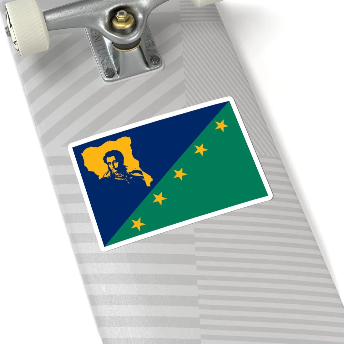 Bandera del Municipio Sucre Miranda (Iran) STICKER Vinyl Kiss-Cut Decal - The Sticker Space