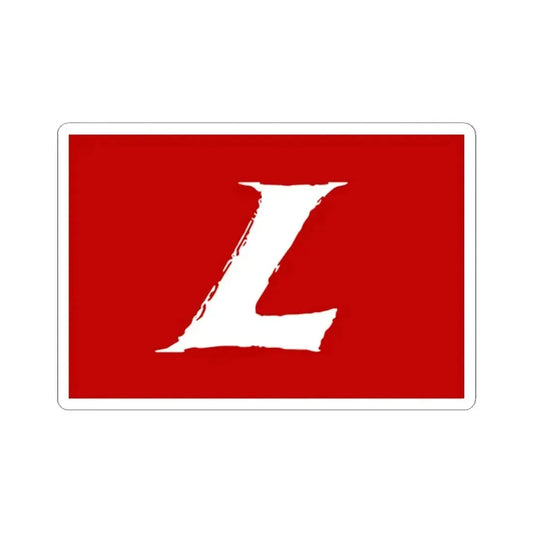 Bandera del Partido Liberal Colombiano (Colombia) STICKER Vinyl Kiss-Cut Decal 2 Inch White - The Sticker Space