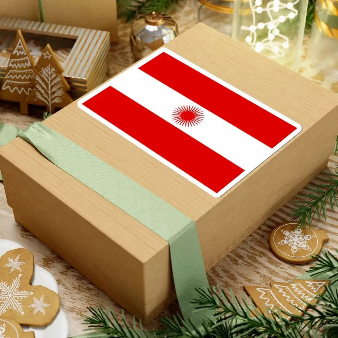 Bandera del Peru 1822 (Peru) STICKER Vinyl Kiss-Cut Decal - The Sticker Space