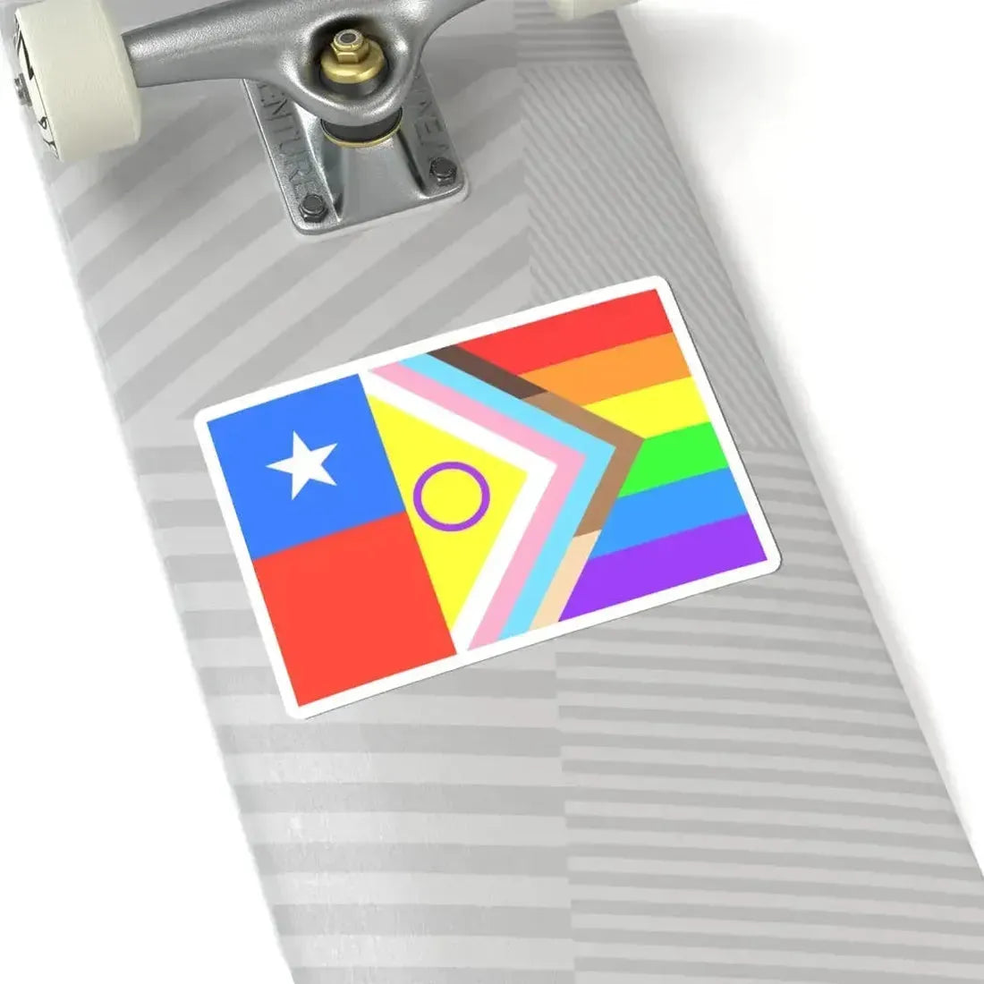 Bandera del Progreso Brillante de Chile (Chile) STICKER Vinyl Kiss-Cut Decal - The Sticker Space