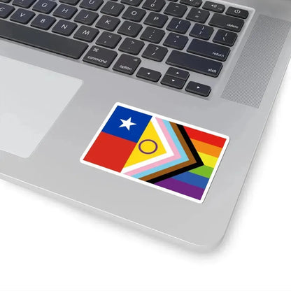 Bandera del Progreso de Chile (Chile) STICKER Vinyl Kiss-Cut Decal - The Sticker Space