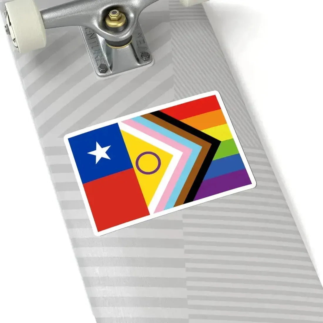 Bandera del Progreso de Chile (Chile) STICKER Vinyl Kiss-Cut Decal - The Sticker Space