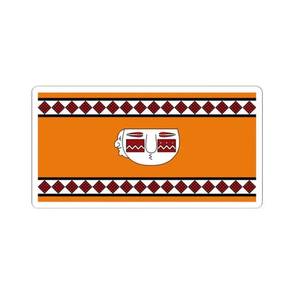 Bandera del pueblo Lule variante (Argentina) STICKER Vinyl Kiss-Cut Decal 2 Inch White - The Sticker Space