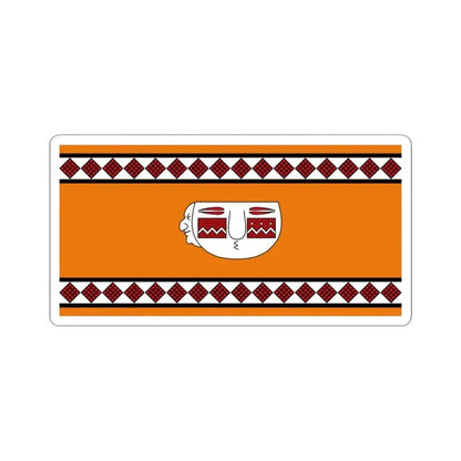 Bandera del pueblo Lule variante (Argentina) STICKER Vinyl Kiss-Cut Decal 3 Inch White - The Sticker Space