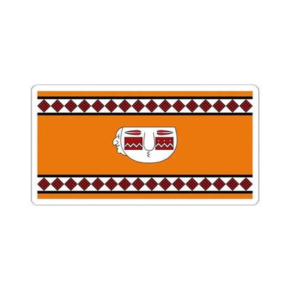 Bandera del pueblo Lule variante (Argentina) STICKER Vinyl Kiss-Cut Decal 4 Inch White - The Sticker Space