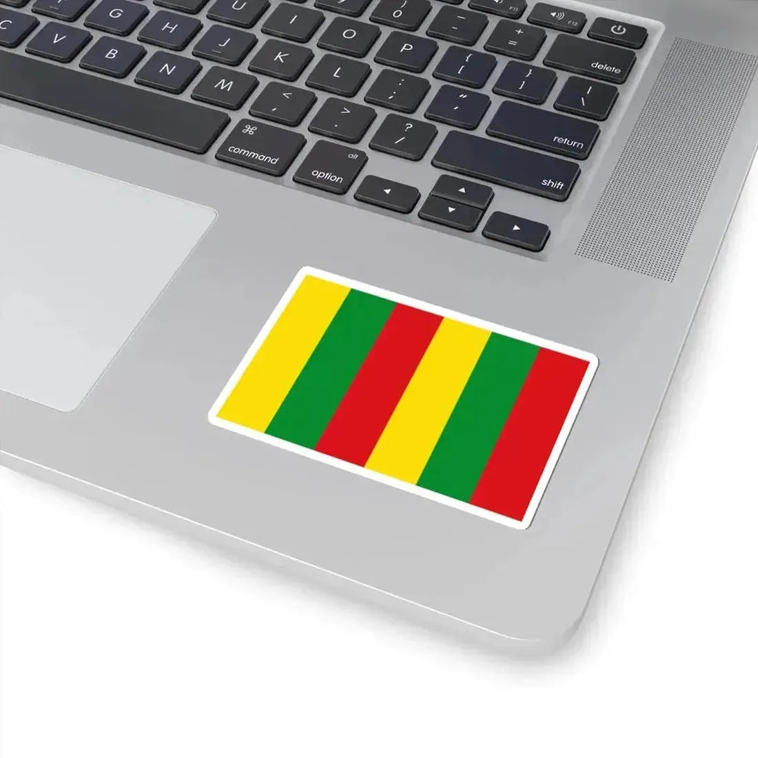 Bandera del pueblo Qom tricolor (Argentina) STICKER Vinyl Kiss-Cut Decal - The Sticker Space