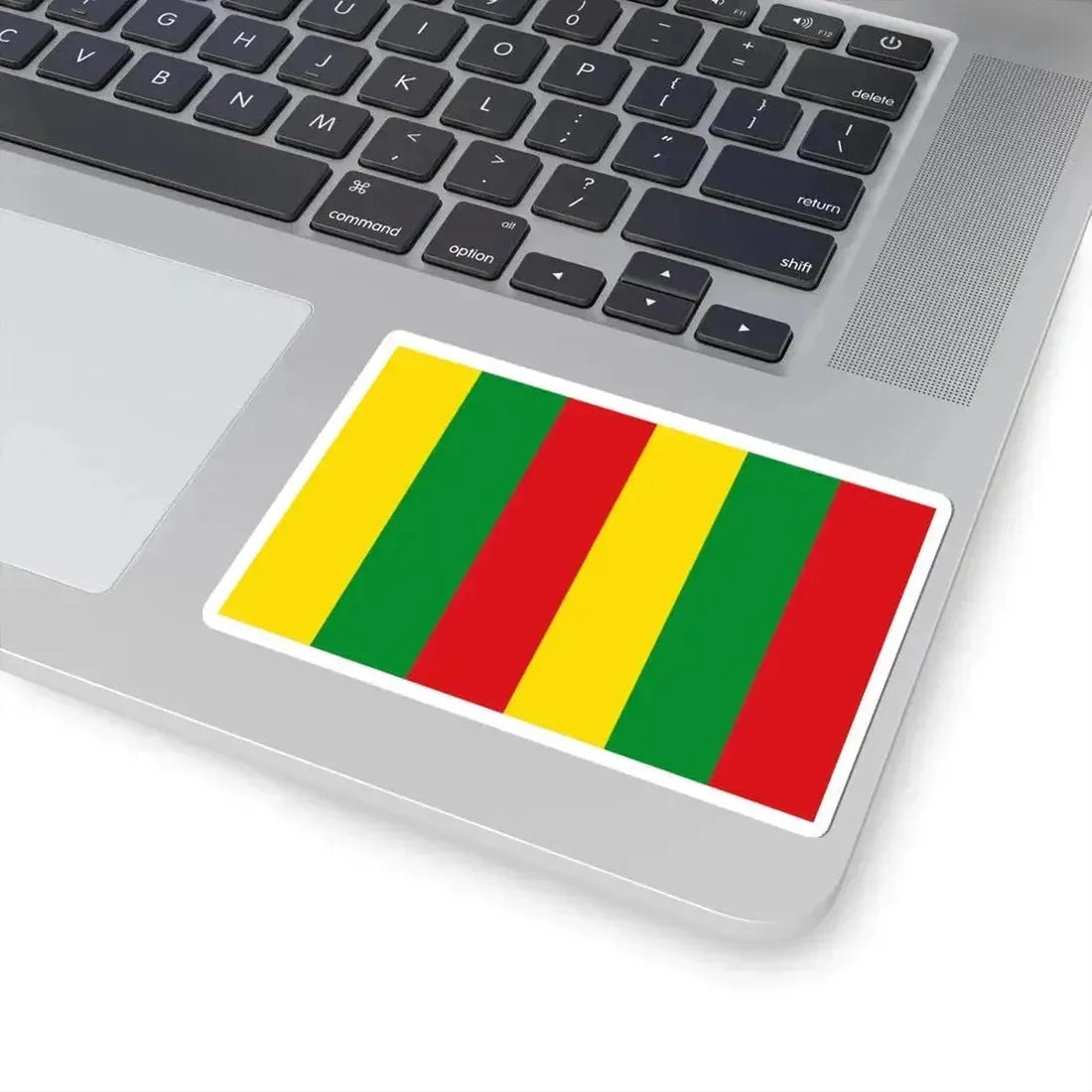 Bandera del pueblo Qom tricolor (Argentina) STICKER Vinyl Kiss-Cut Decal - The Sticker Space