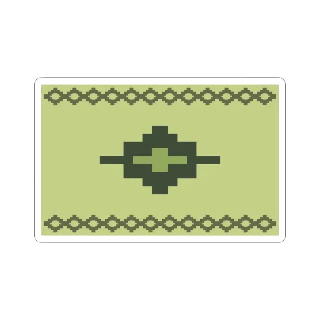 Bandera del pueblo Wichi (Argentina) STICKER Vinyl Kiss-Cut Decal 2 Inch White - The Sticker Space