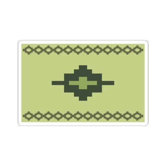 Bandera del pueblo Wichi (Argentina) STICKER Vinyl Kiss-Cut Decal 2 Inch White - The Sticker Space