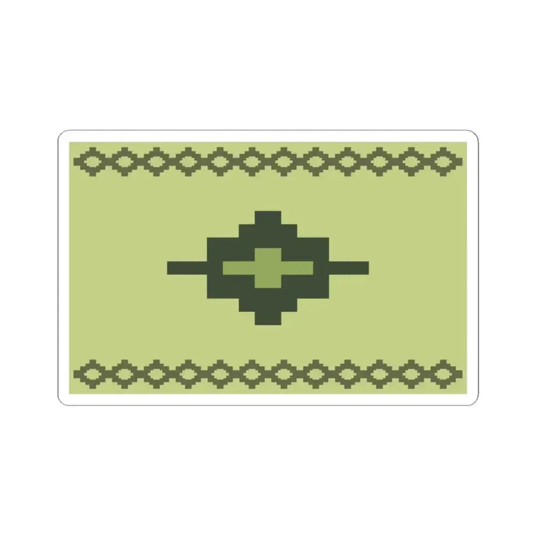 Bandera del pueblo Wichi (Argentina) STICKER Vinyl Kiss-Cut Decal 4 Inch White - The Sticker Space