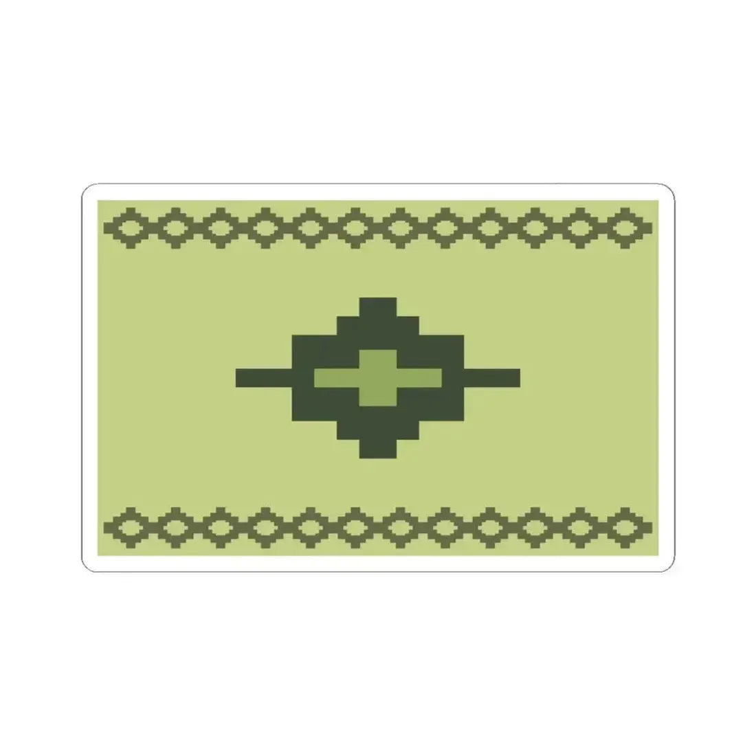 Bandera del pueblo Wichi (Argentina) STICKER Vinyl Kiss-Cut Decal 6 Inch White - The Sticker Space