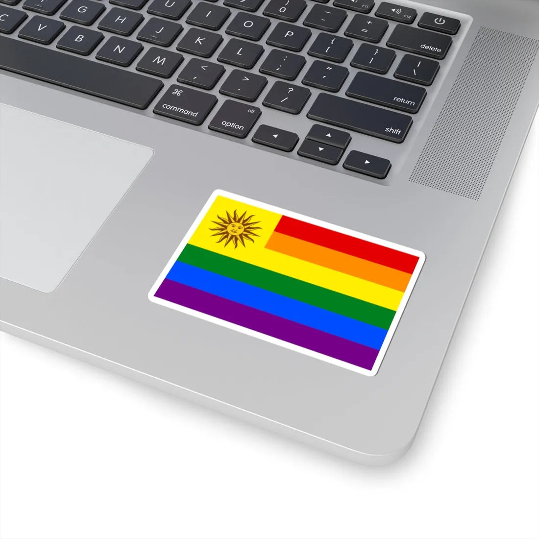 Bandera gay Uruguay (Uruguay) STICKER Vinyl Kiss-Cut Decal - The Sticker Space