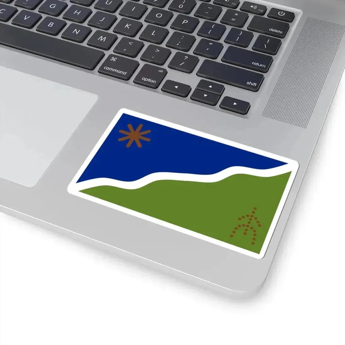 Bandera Kawesqar (Chile) STICKER Vinyl Kiss-Cut Decal - The Sticker Space