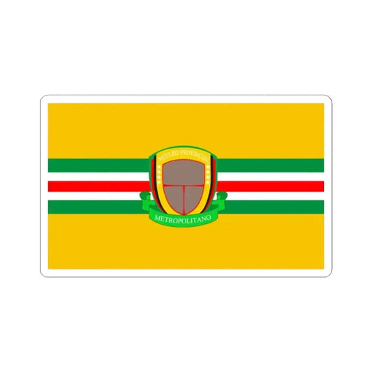 Bandera Nucleo Provincial Desarrollo Metropolitano (Colombia) STICKER Vinyl Kiss-Cut Decal 2 Inch White - The Sticker Space