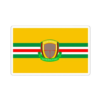 Bandera Nucleo Provincial Desarrollo Metropolitano (Colombia) STICKER Vinyl Kiss-Cut Decal 4 Inch White - The Sticker Space