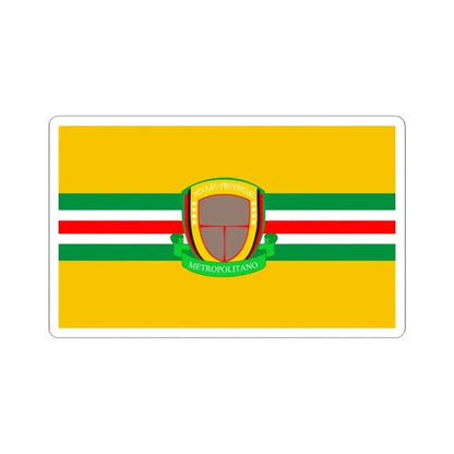 Bandera Nucleo Provincial Desarrollo Metropolitano (Colombia) STICKER Vinyl Kiss-Cut Decal 6 Inch White - The Sticker Space