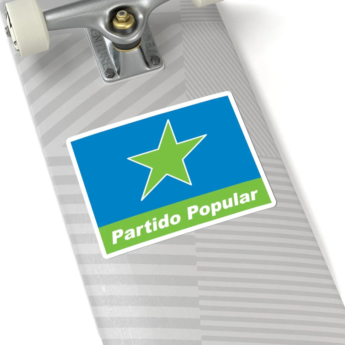 Bandera Partido Popular (Panama) STICKER Vinyl Kiss-Cut Decal - The Sticker Space